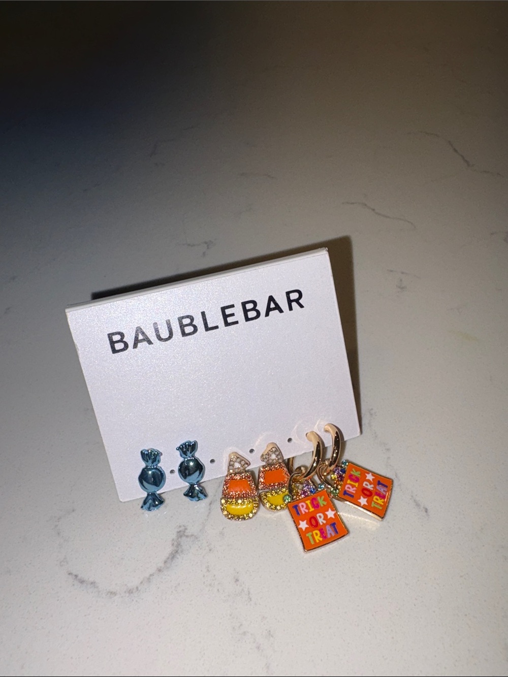 BaubleBar  Candy & Trick-or-Treat Earring Set NWT